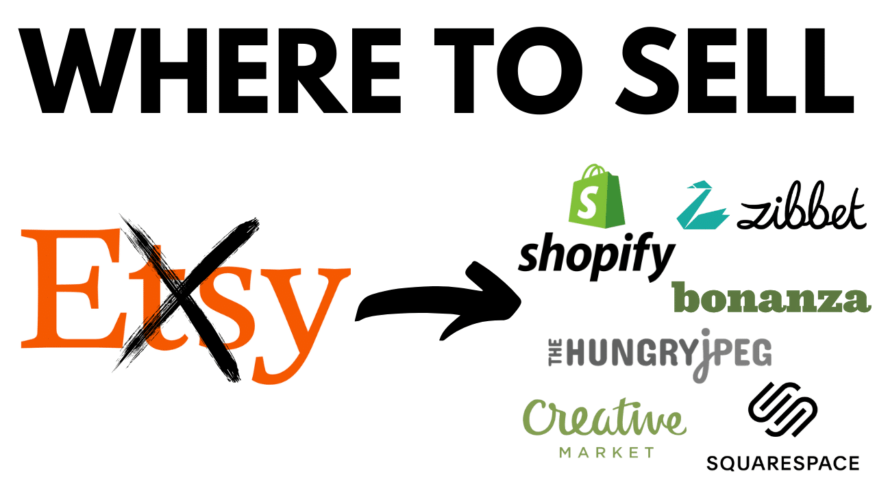 A person comparing different alternatives to selling on Etsy