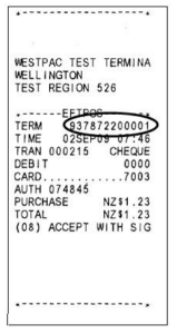 merchant ID transaction receipt