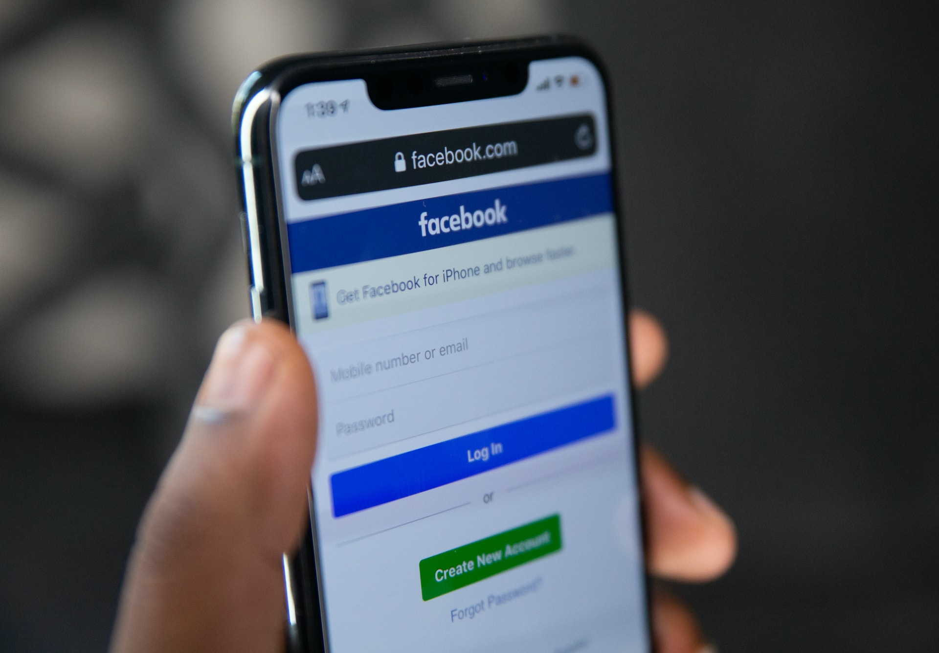 A person setting up their Facebook Pay account