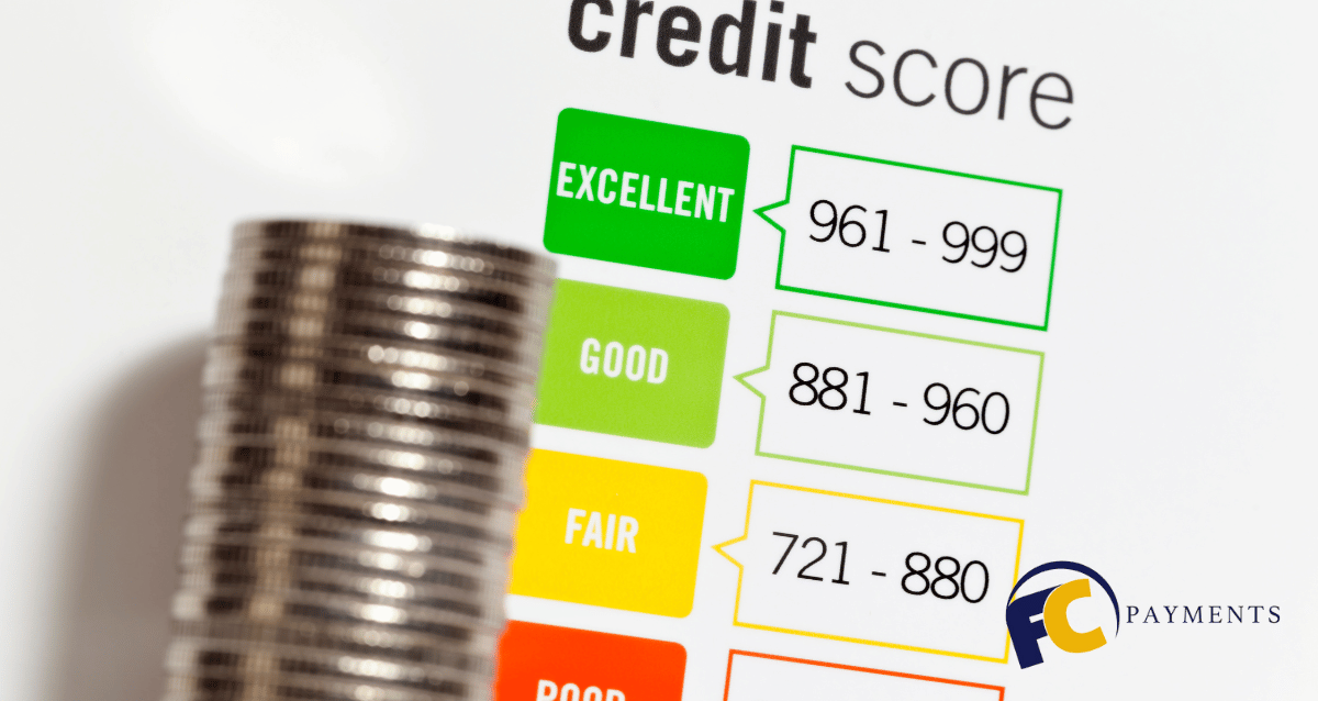 A business credit score showing credit risk and financial health